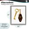 Stupell Industries Luxury Hotel Key Floating Frame, design by Ziwei Li
